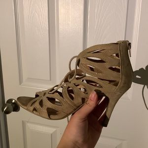 strappy heels